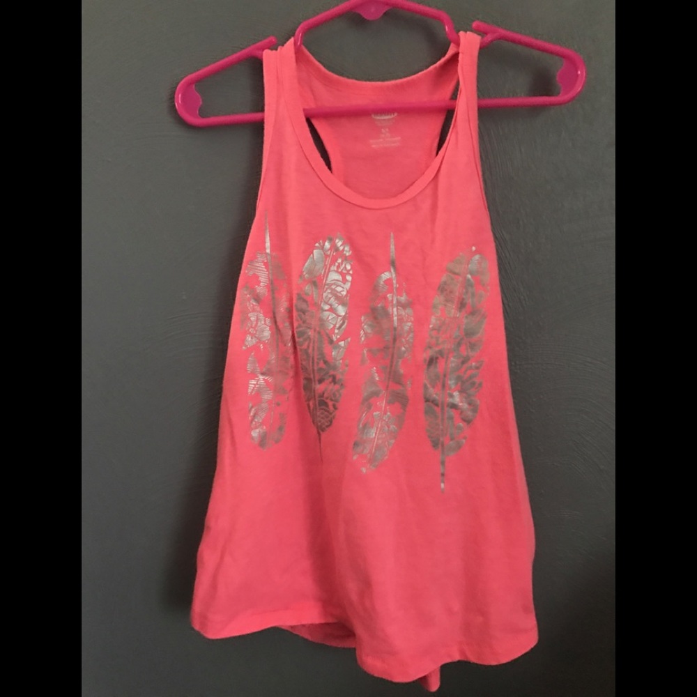 Hot pink old navy tank top